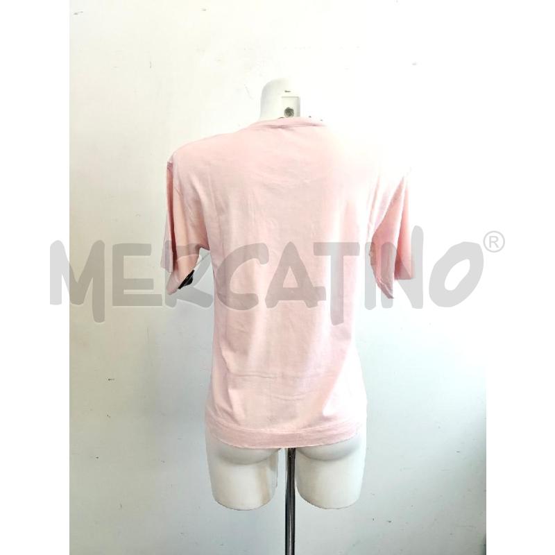 T SHIRT D LOVE MOSCHINO PEACE AND LOVE ROSA  | Mercatino dell'Usato Verona fiera 3