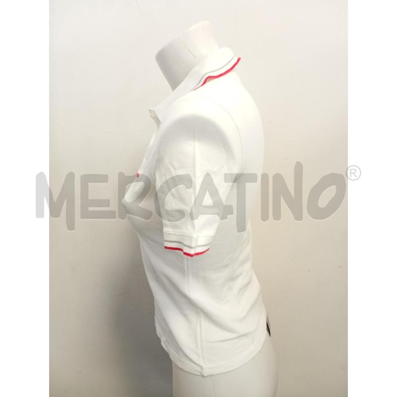 T SHIRT D LUNA ROSSA IN PIQUET BIANCA  | Mercatino dell'Usato Verona fiera 3