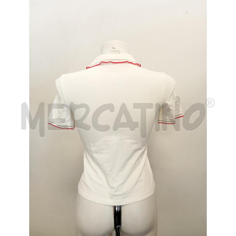 T SHIRT D LUNA ROSSA IN PIQUET BIANCA  | Mercatino dell'Usato Verona fiera 4