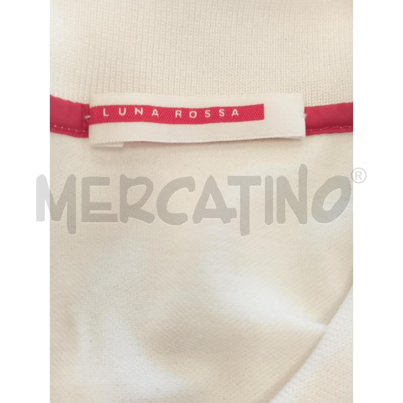 T SHIRT D LUNA ROSSA IN PIQUET BIANCA  | Mercatino dell'Usato Verona fiera 5