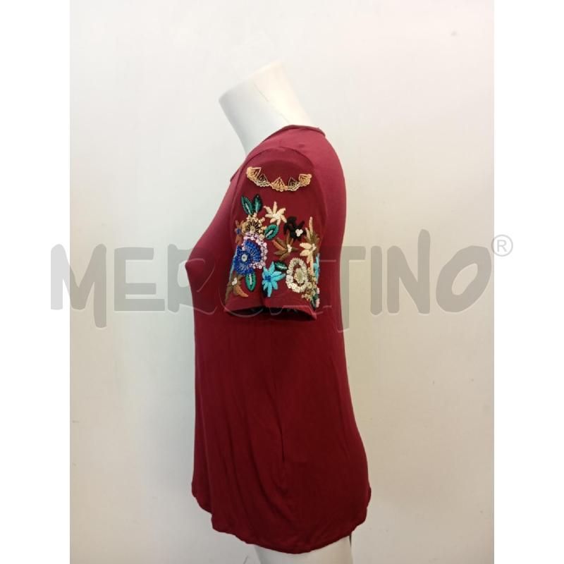 T SHIRT D MAX MARA WEEKEND BORDEAUX  | Mercatino dell'Usato Verona fiera 3