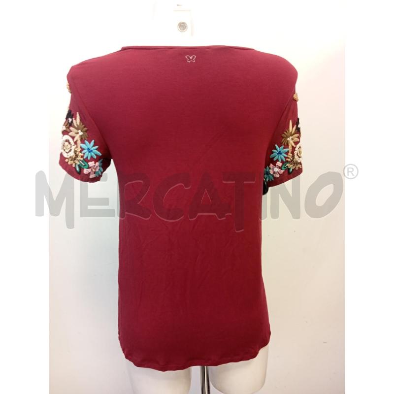 T SHIRT D MAX MARA WEEKEND BORDEAUX  | Mercatino dell'Usato Verona fiera 4