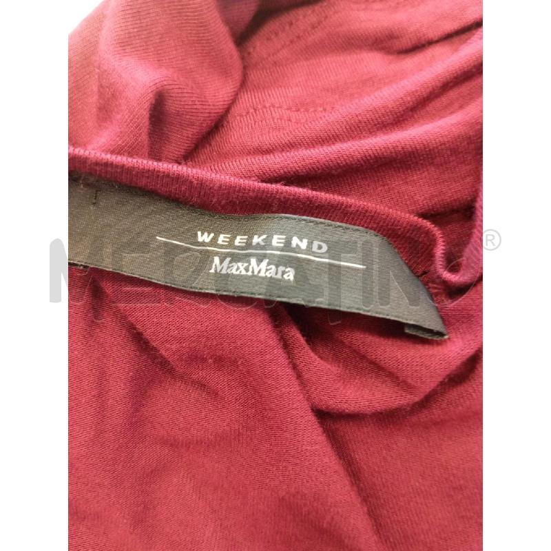 T SHIRT D MAX MARA WEEKEND BORDEAUX  | Mercatino dell'Usato Verona fiera 5