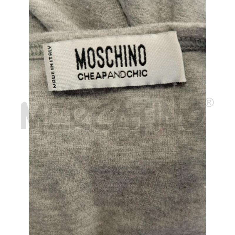 T SHIRT D MOSCHINO GRIGIA CHIA INSERTO FIORI * | Mercatino dell'Usato Verona fiera 5
