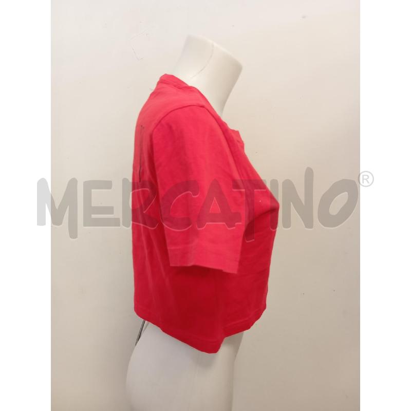 T SHIRT D OFF WHITE ROSSA LOGO NERO DAV  | Mercatino dell'Usato Verona fiera 2