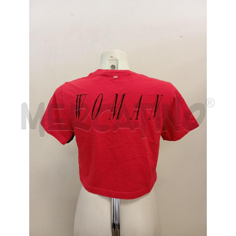 T SHIRT D OFF WHITE ROSSA LOGO NERO DAV  | Mercatino dell'Usato Verona fiera 3