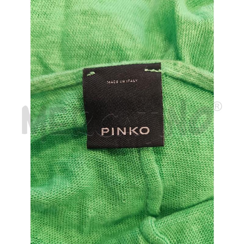 T SHIRT D PINKO VERDE NODO LINO  | Mercatino dell'Usato Verona fiera 4