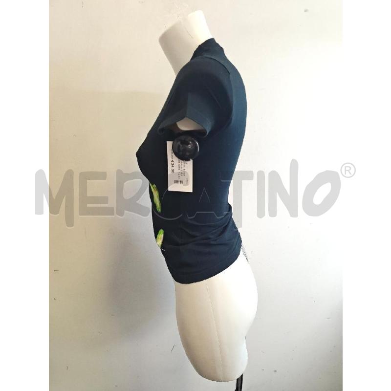 T SHIRT D VERSACE JEANS COUTURE NERA  VERDE  | Mercatino dell'Usato Verona fiera 2