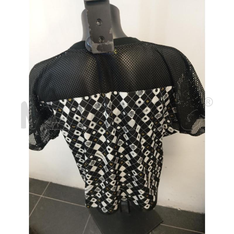 T SHIRT UOMO VERSACE JEANS RETE BIANCO NERO | Mercatino dell'Usato Verona fiera 3