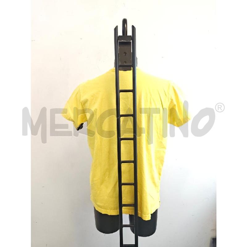 T SHIRT U DSQUARED GIALLA STAMPA ROSSA | Mercatino dell'Usato Verona fiera 3