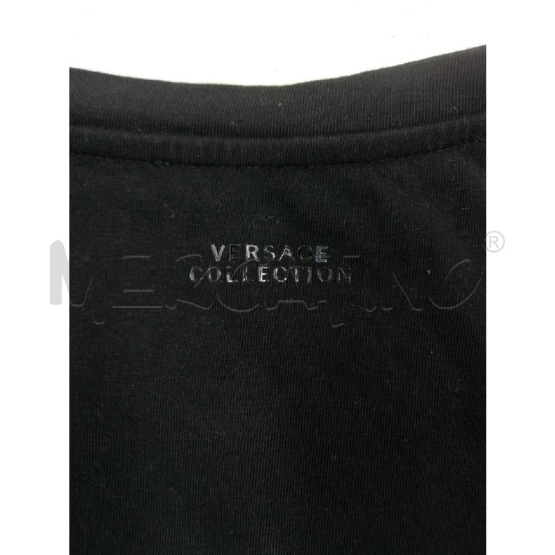 T SHIRT U VERSACE COLLECTION MEDUSA LATERALE NERA ARGENTATA | Mercatino dell'Usato Verona fiera 3