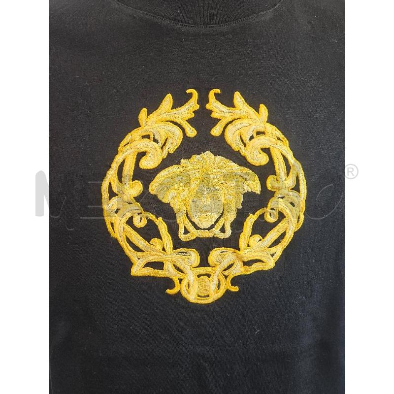 T SHIRT U VERSACE NERA MEDUSA GIALLA DAVANTI  | Mercatino dell'Usato Verona fiera 4