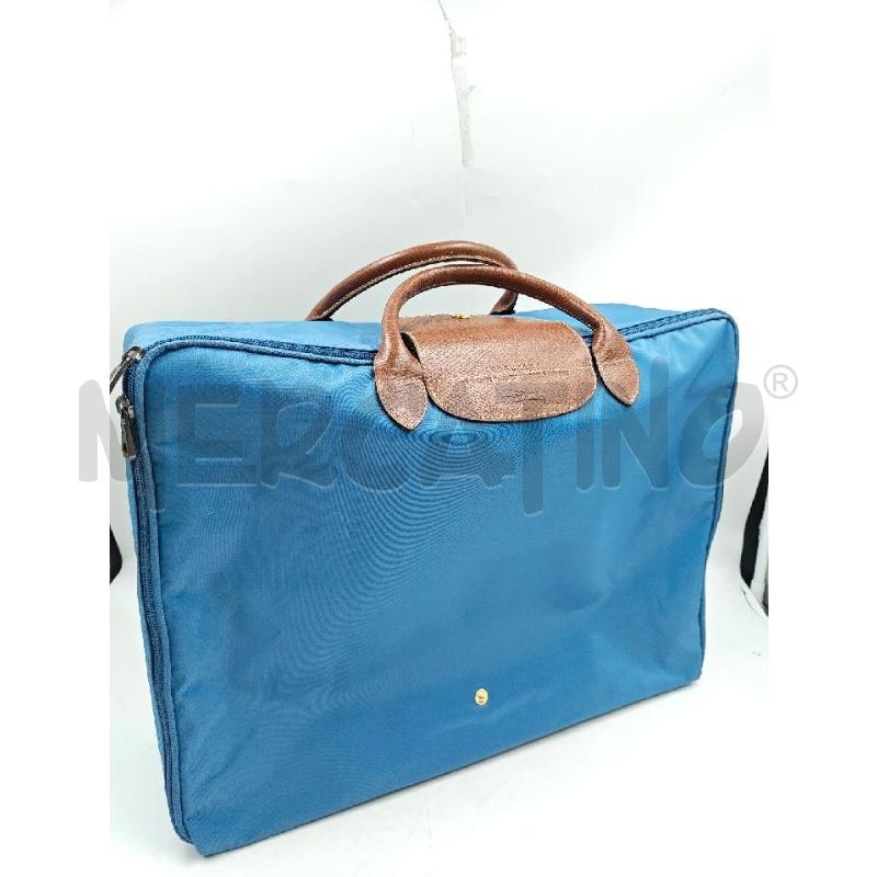 VALIGIA LONGCHAMP AZZURRA NYLON A CASSETTO  | Mercatino dell'Usato Verona fiera 1