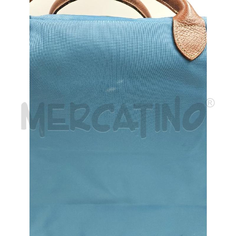VALIGIA LONGCHAMP AZZURRA NYLON A CASSETTO  | Mercatino dell'Usato Verona fiera 4