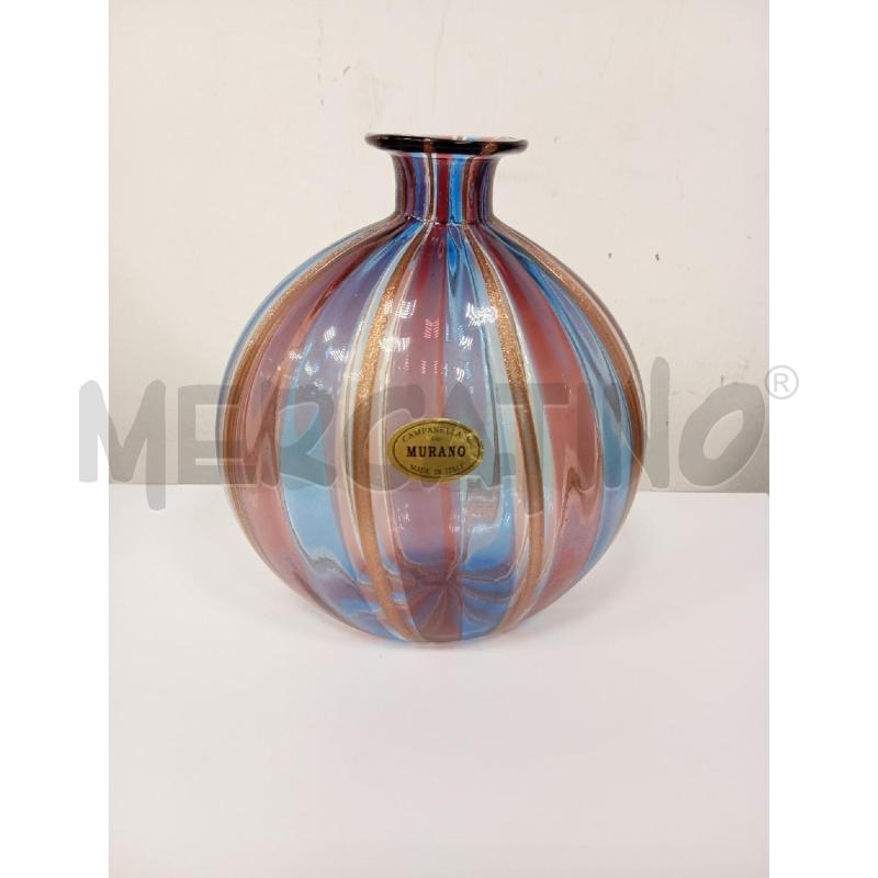 VASETTO MURANO RAGGI ROSSO BLU | Mercatino dell'Usato Verona fiera 1