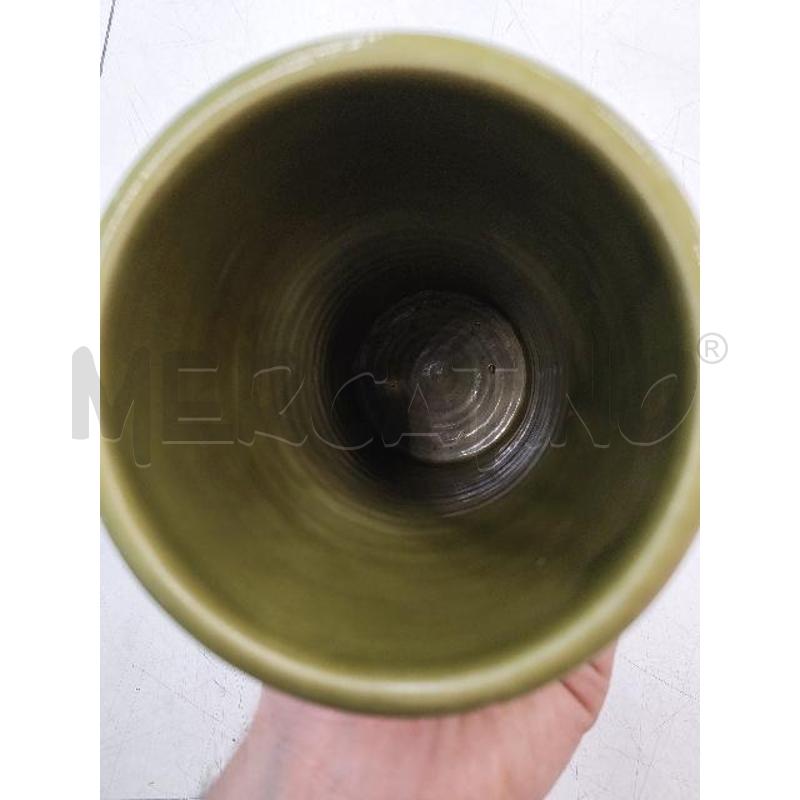 VASO BITOSSI VERDE OLIVA CILINDRO DA RIV | Mercatino dell'Usato Verona fiera 4