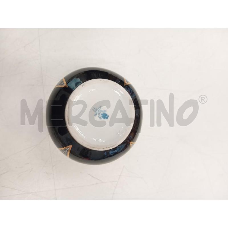 VASO CER HOLLOHAZA HUNGARY BIANCO NERO DORATO | Mercatino dell'Usato Verona fiera 3