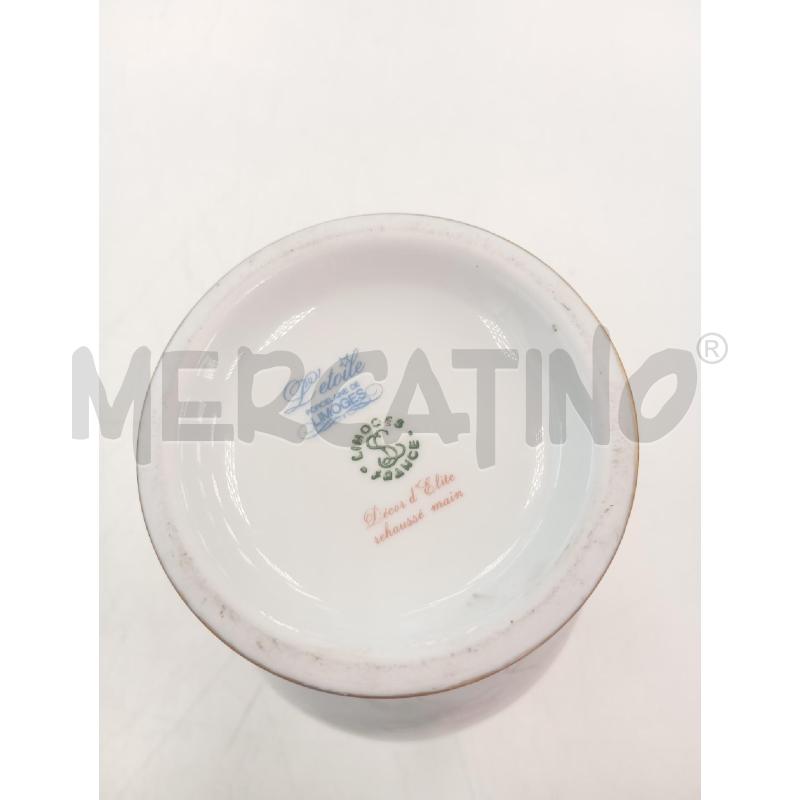 VASO LIMOGES FIORI ROSA B/DOR 31CM | Mercatino dell'Usato Verona fiera 3