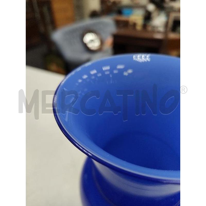 VASO NASON BLU OPALINO 25.5 CM INCAMICIATO | Mercatino dell'Usato Verona fiera 2