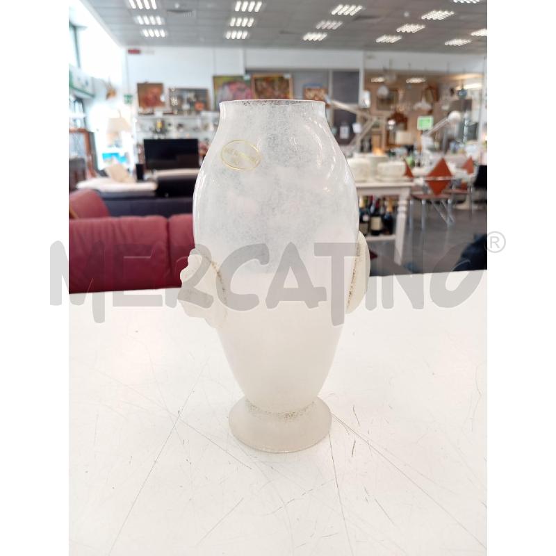 VASO VETRO MURANO SCAVO MASCHERONI | Mercatino dell'Usato Verona fiera 1