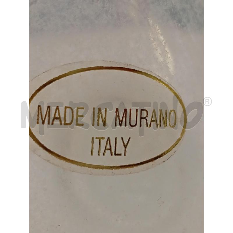 VASO VETRO MURANO SCAVO MASCHERONI | Mercatino dell'Usato Verona fiera 3