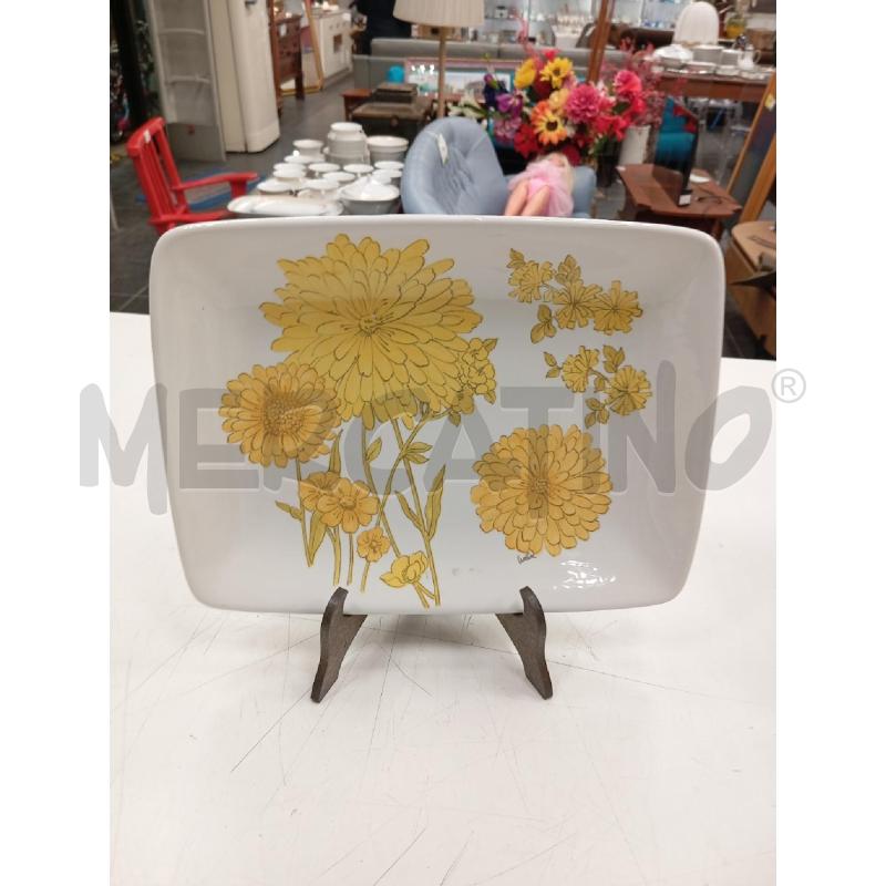 VASSOIO ERNESTINE FIORI GIALLI | Mercatino dell'Usato Verona fiera 1