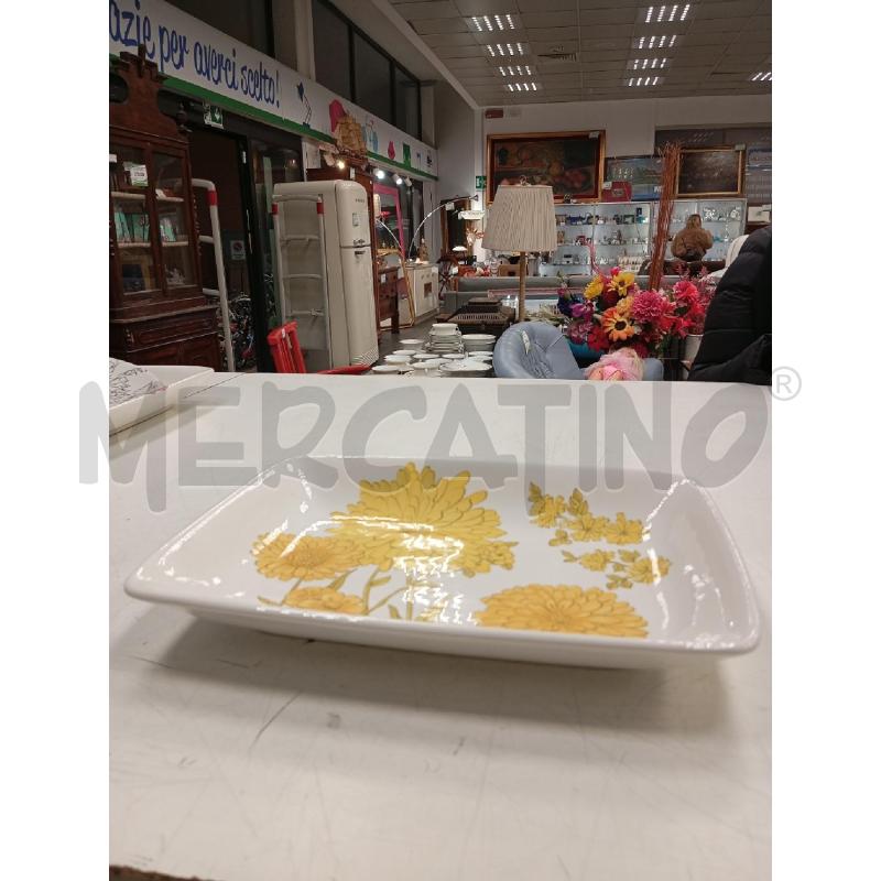 VASSOIO ERNESTINE FIORI GIALLI | Mercatino dell'Usato Verona fiera 4
