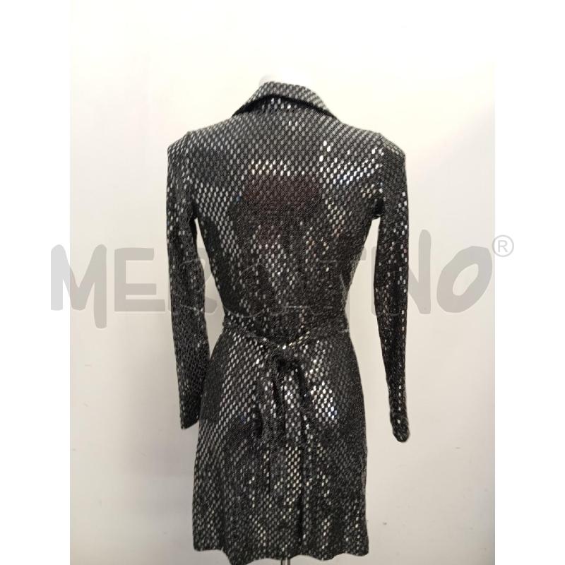 VESTITO BLZER MELISSA ODABASH ERO GLITTER SILVER | Mercatino dell'Usato Verona fiera 4