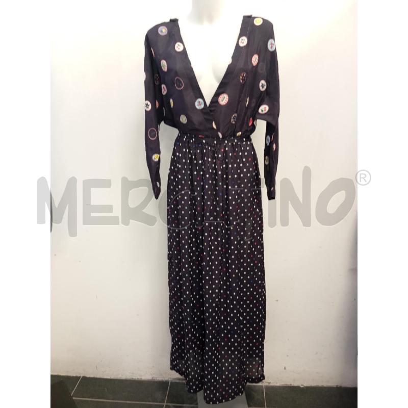 VESTITO DONNA ANNIE P SETA BLU STELLE POIS EMOTICON | Mercatino dell'Usato Verona fiera 1