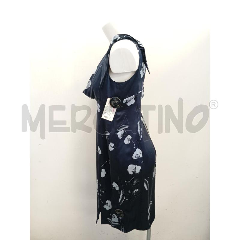 VESTITO DONNA ARMANI SETA BLU FIORI  | Mercatino dell'Usato Verona fiera 2