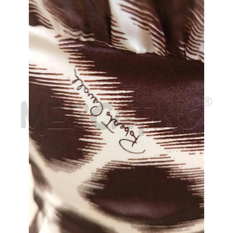 VESTITO DONNA CAVALLI SETA MARRONE MACULATO  | Mercatino dell'Usato Verona fiera 3