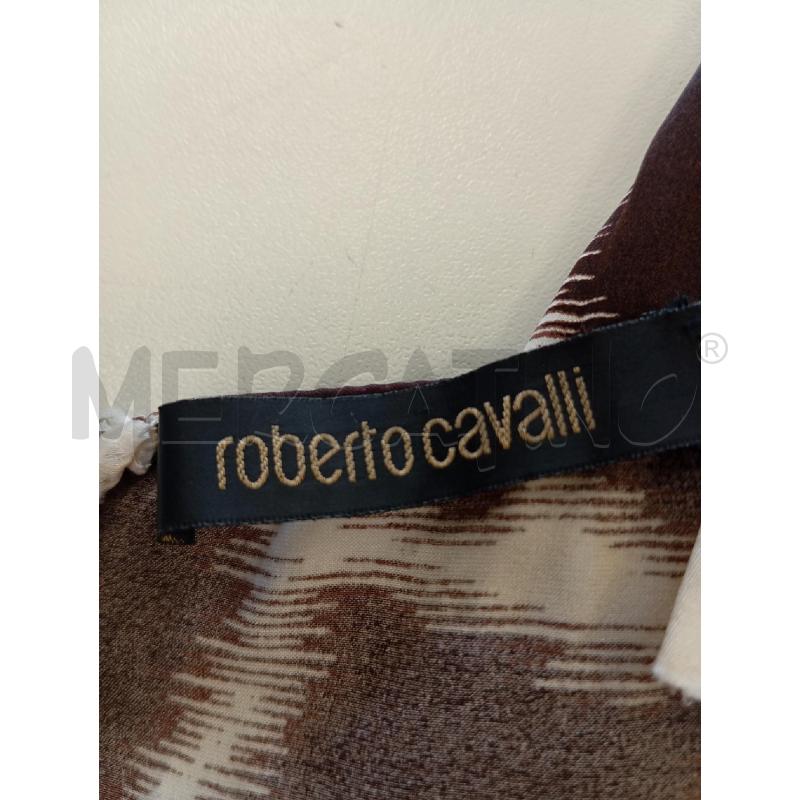 VESTITO DONNA CAVALLI SETA MARRONE MACULATO  | Mercatino dell'Usato Verona fiera 5