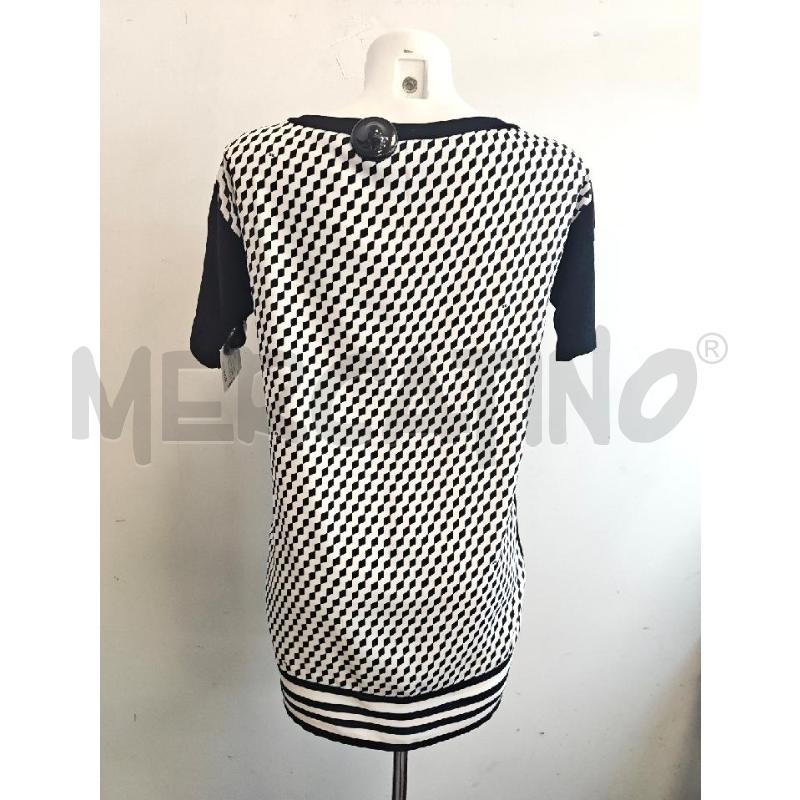 VESTITO DONNA ELISABETTA FRANCHI NERO ROMBI ROSA NE  | Mercatino dell'Usato Verona fiera 3