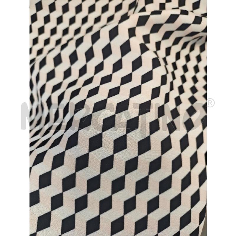 VESTITO DONNA ELISABETTA FRANCHI NERO ROMBI ROSA NE  | Mercatino dell'Usato Verona fiera 5