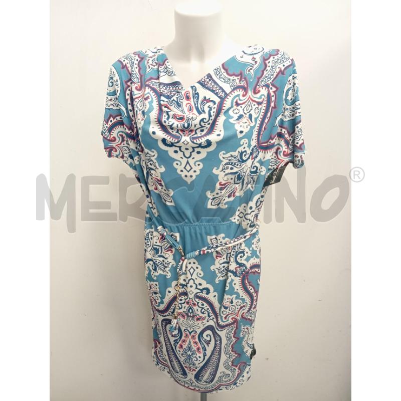 VESTITO DONNA ETRO AZZURRO PAISLEY BIANCO ROSSO | Mercatino dell'Usato Verona fiera 1
