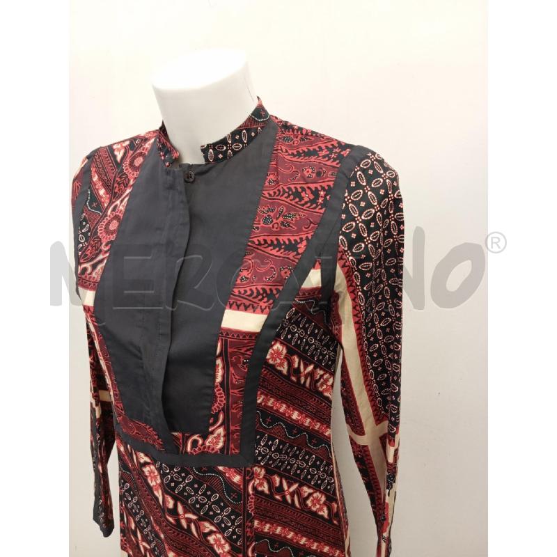 VESTITO DONNA ETRO NERO FANTASIA MARRONE BEIGE  | Mercatino dell'Usato Verona fiera 2