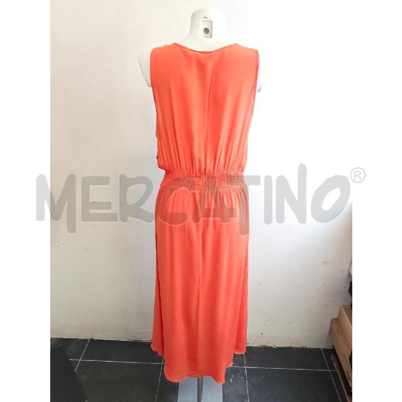 VESTITO DONNA FALCONERI SETA ARANCIO  | Mercatino dell'Usato Verona fiera 3