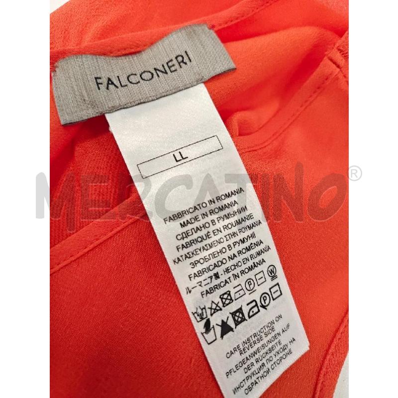VESTITO DONNA FALCONERI SETA ARANCIO  | Mercatino dell'Usato Verona fiera 4