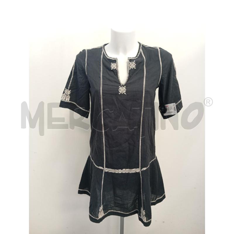VESTITO DONNA ISABEL MARANT NERO DISEGNI BIANCHI  | Mercatino dell'Usato Verona fiera 1