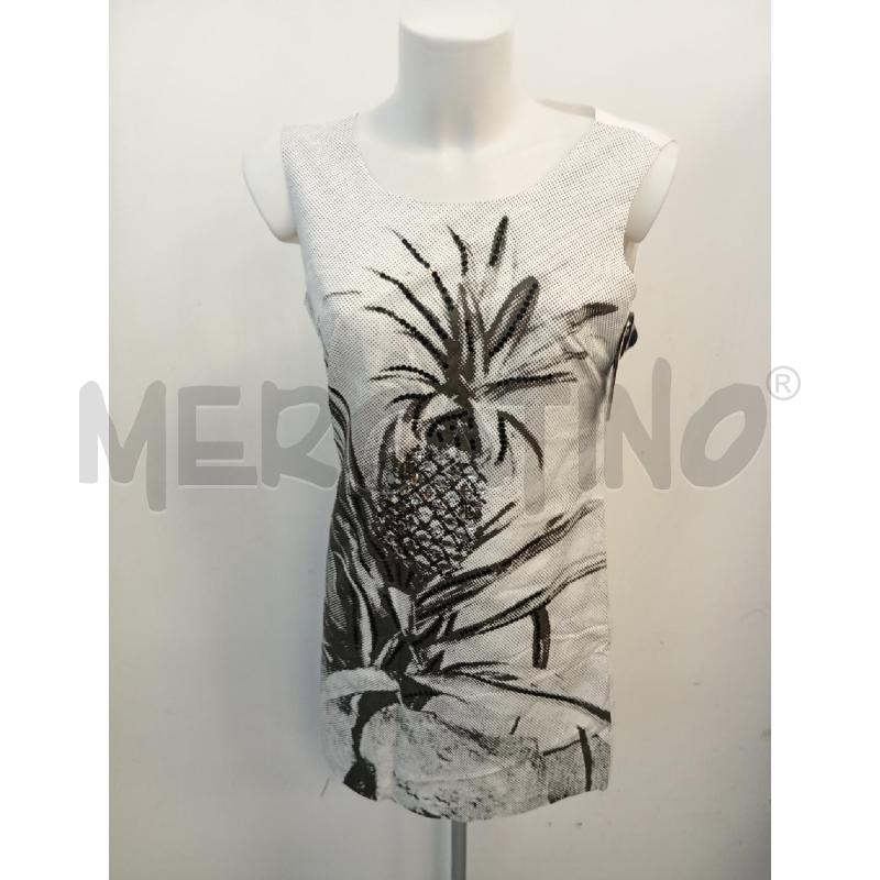 VESTITO DONNA MAISON MARGIELA BIANCO ANANS NERO | Mercatino dell'Usato Verona fiera 1