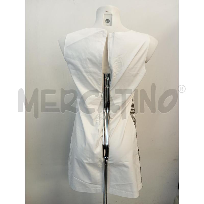VESTITO DONNA MAISON MARGIELA BIANCO ANANS NERO | Mercatino dell'Usato Verona fiera 4