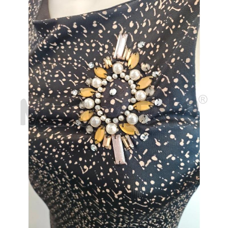 VESTITO DONNA MALIPARMI NERO MARR FIORE  | Mercatino dell'Usato Verona fiera 4
