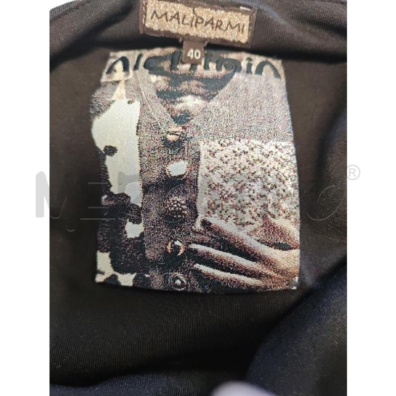 VESTITO DONNA MALIPARMI NERO MARR FIORE  | Mercatino dell'Usato Verona fiera 5