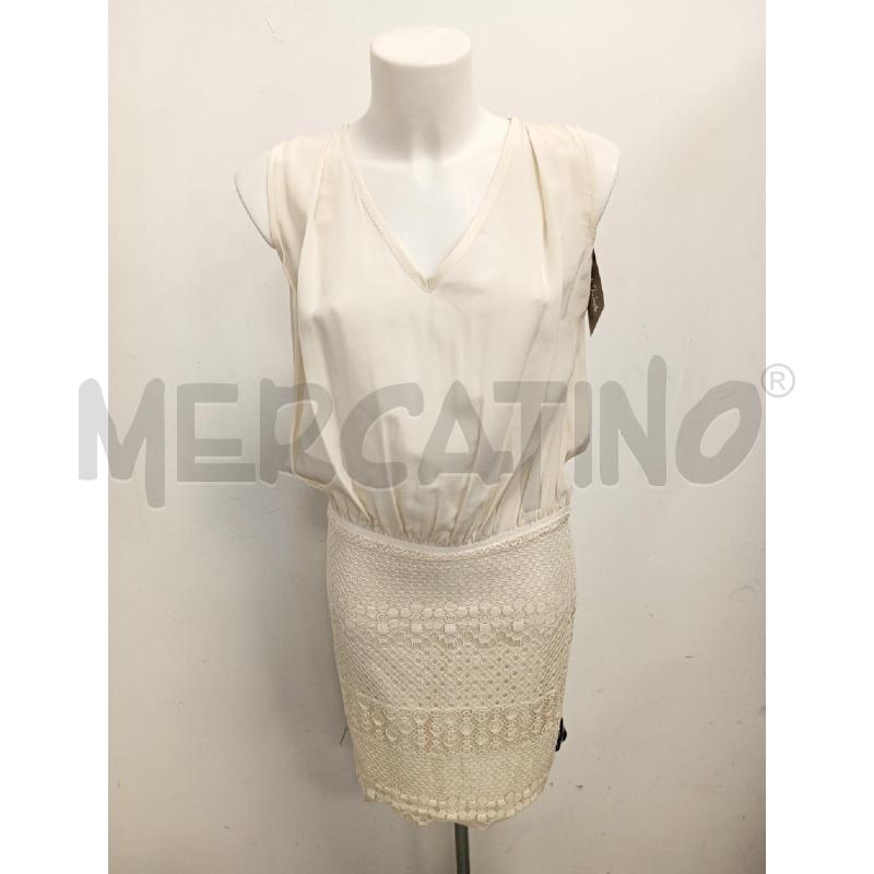VESTITO DONNA MAX&CO SETA PIZZO BIANCO  | Mercatino dell'Usato Verona fiera 1