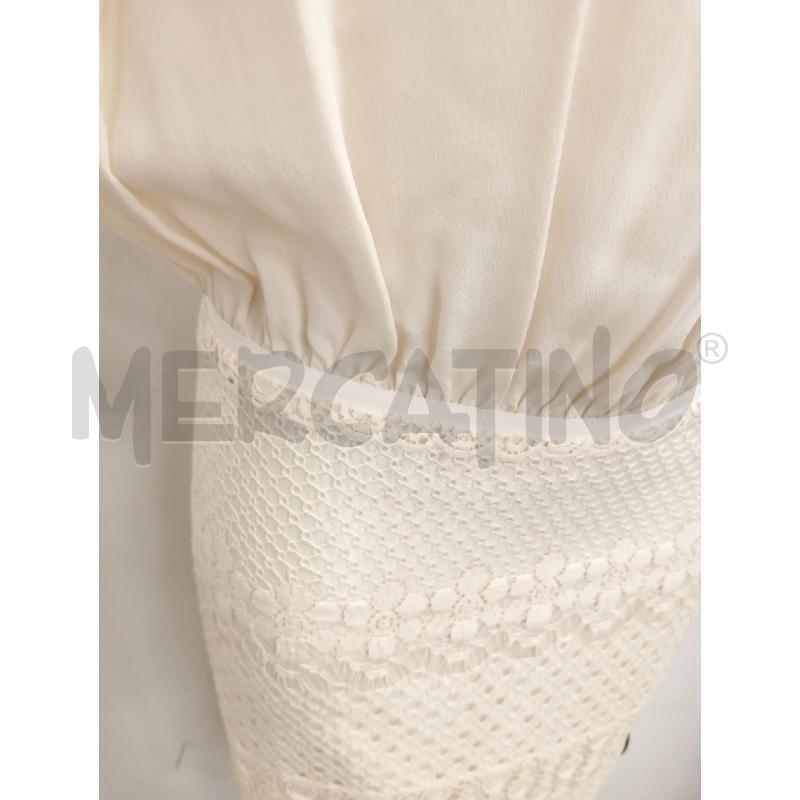 VESTITO DONNA MAX&CO SETA PIZZO BIANCO  | Mercatino dell'Usato Verona fiera 2