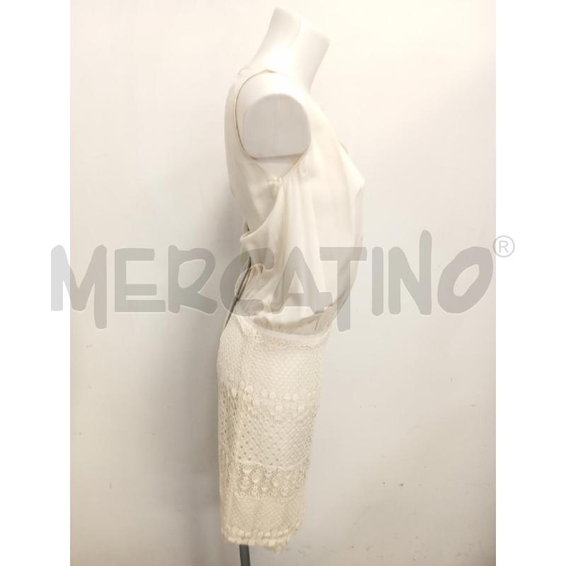 VESTITO DONNA MAX&CO SETA PIZZO BIANCO  | Mercatino dell'Usato Verona fiera 3