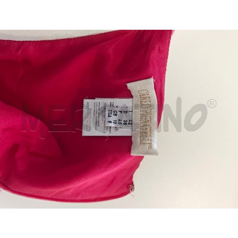 VESTITO DONNA PIGNATELLI ROSSO MACRAME BIANCO CINTURA BLU  | Mercatino dell'Usato Verona fiera 5