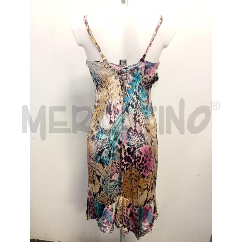 VESTITO DONNA ROCCOBAROCCO PITONATO COLORATO | Mercatino dell'Usato Verona fiera 3