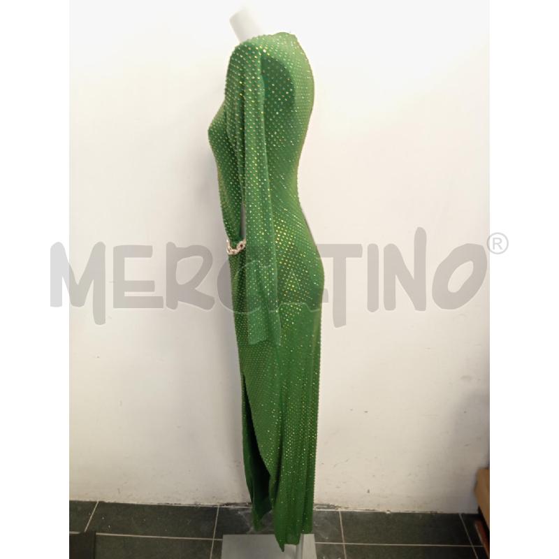 VESTITO DONNA SELF PORTRAIT VERDE STRASS | Mercatino dell'Usato Verona fiera 3