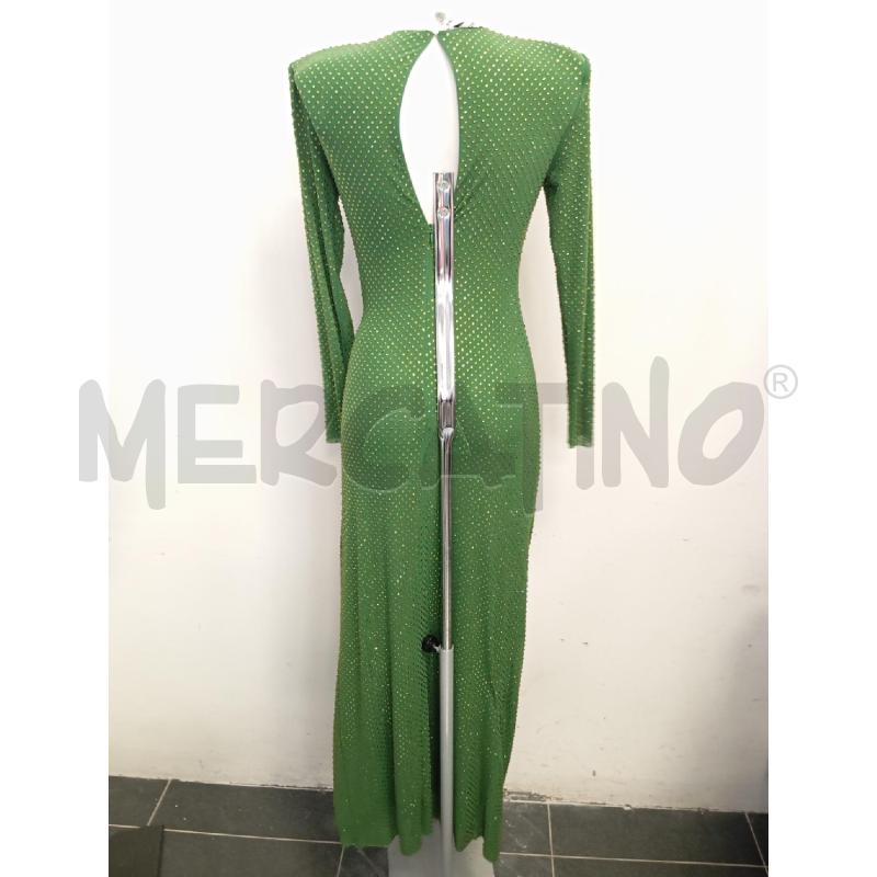 VESTITO DONNA SELF PORTRAIT VERDE STRASS | Mercatino dell'Usato Verona fiera 4